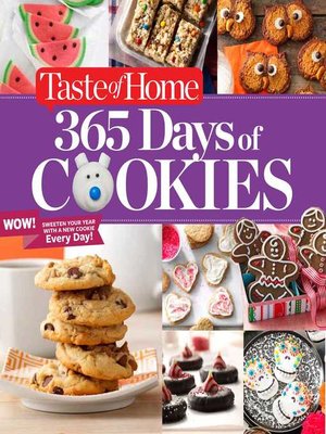 cover image of Taste of Home 365 Days of Cookies